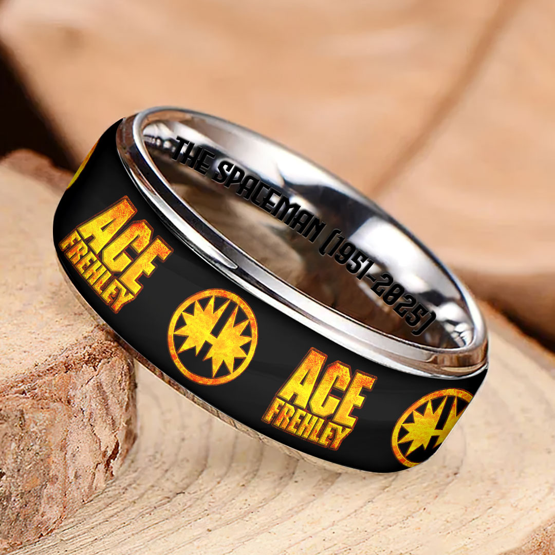 KISS x Ace Frehley Custom Alloy Ring – HOATT14121