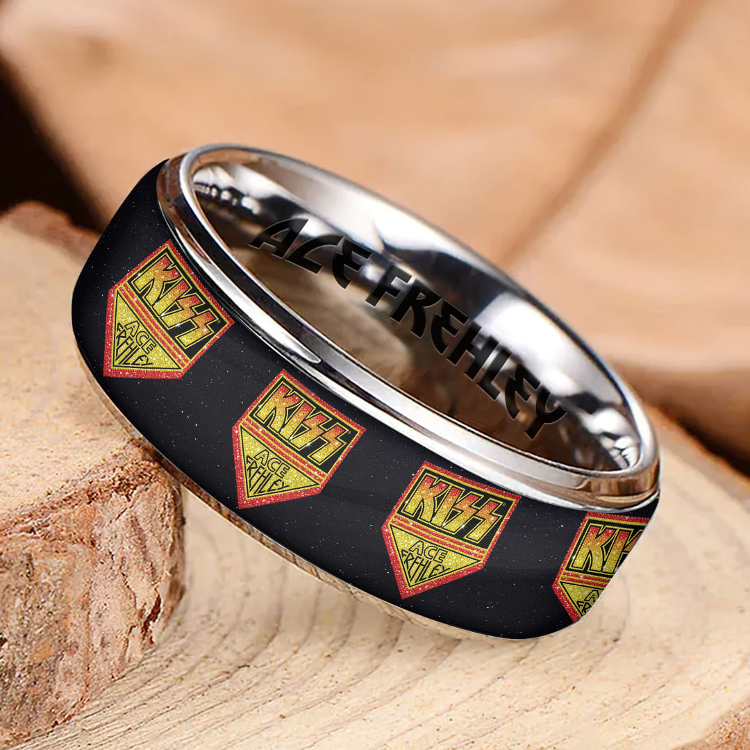 KISS x Ace Frehley Custom Alloy Ring – TMTHU1565