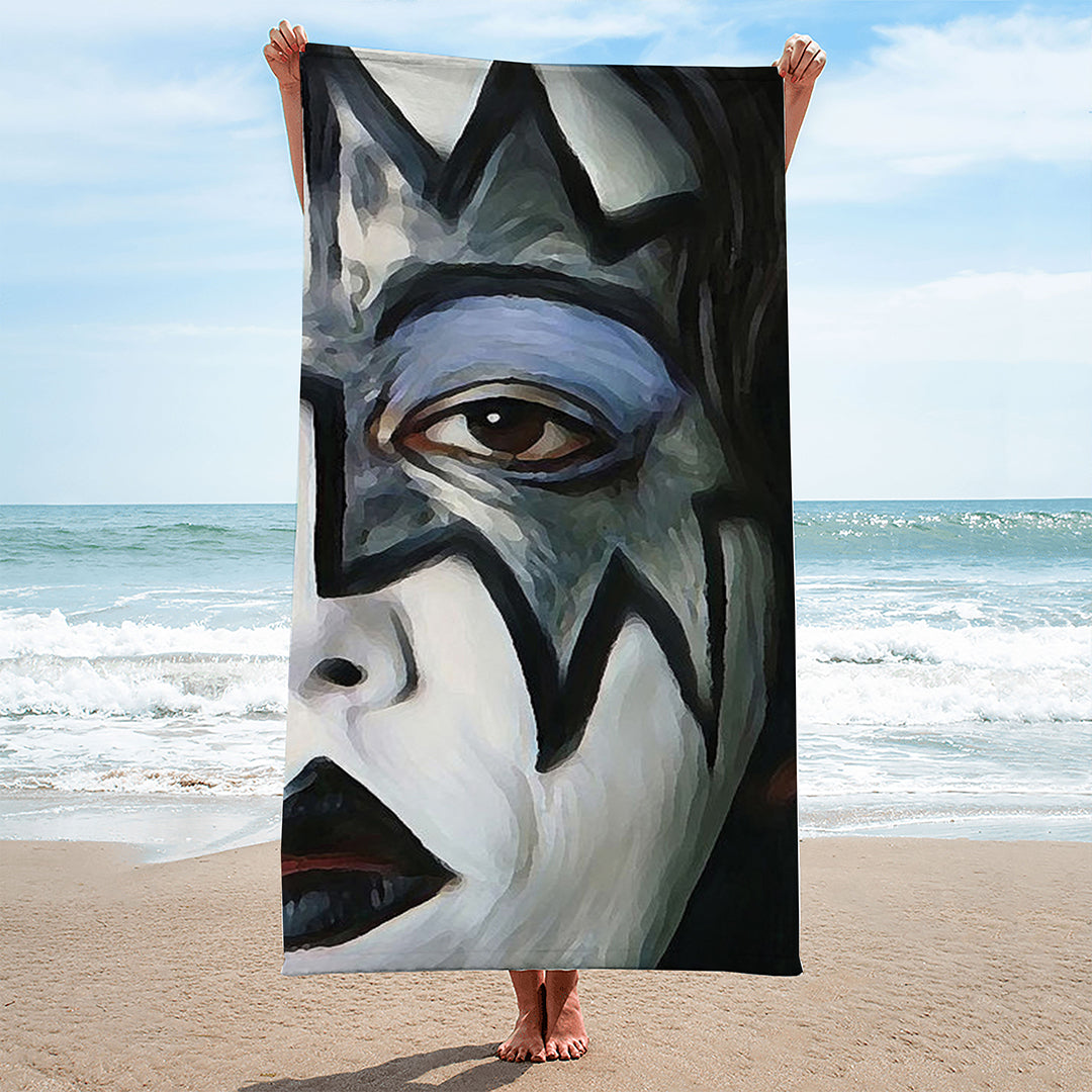 KISS x Ace Frehley Rectangle Beach Towel – TMTHU1615
