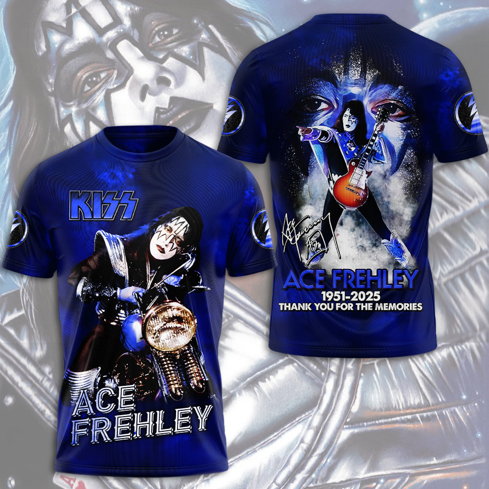 KISS x Ace Frehley 3D Apparel – TMTHU1956
