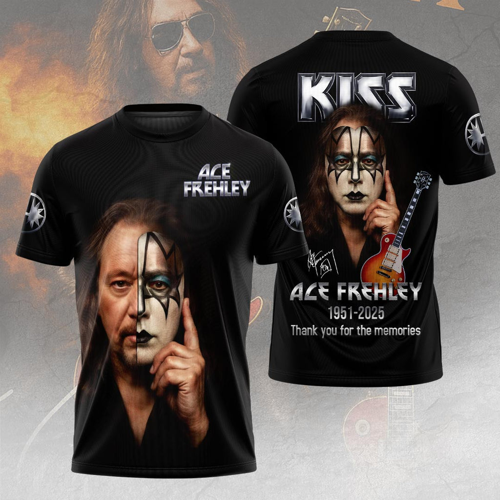 KISS x Ace Frehley 3D Apparel – GNE4579