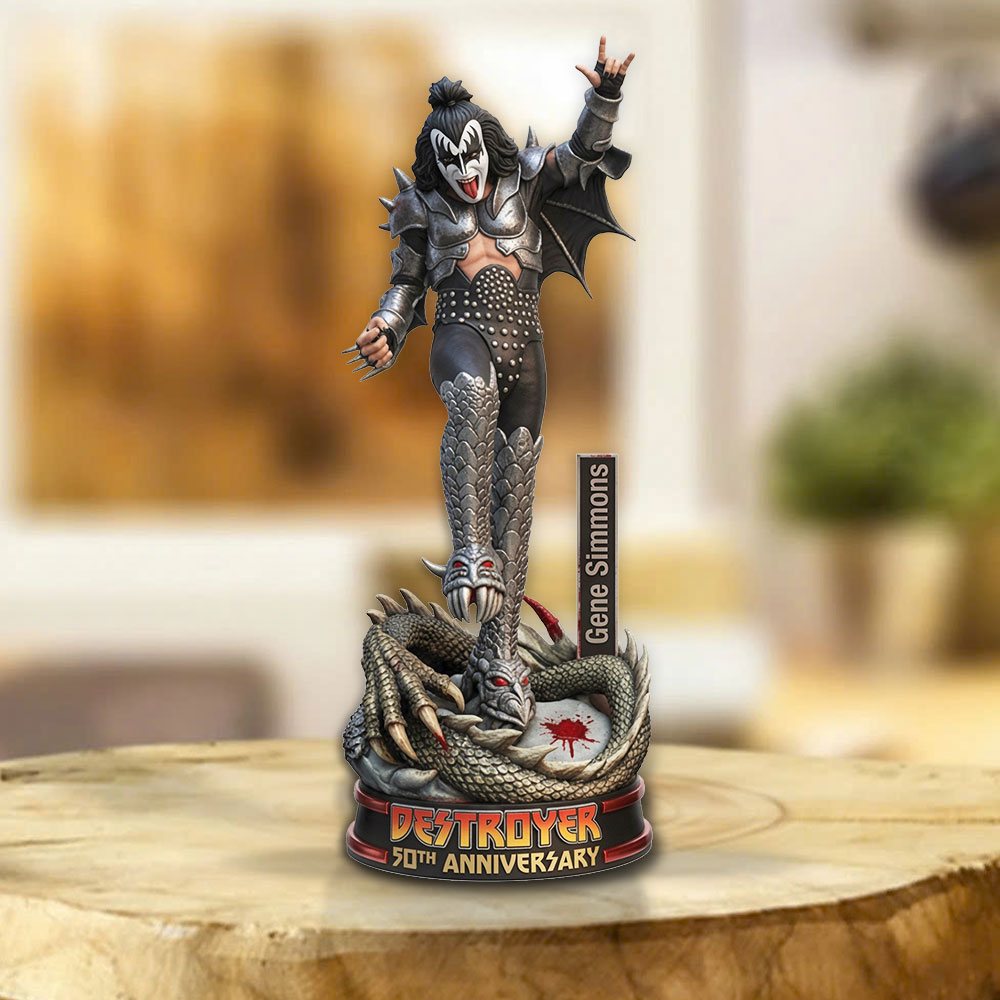 KISS x Gene Simmons Custom Shape Acrylic Plaque – TMTHU6768