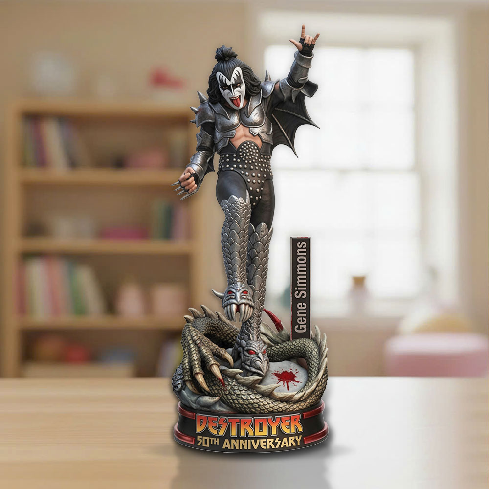 KISS x Gene Simmons Custom Shape Acrylic Plaque – TMTHU6768