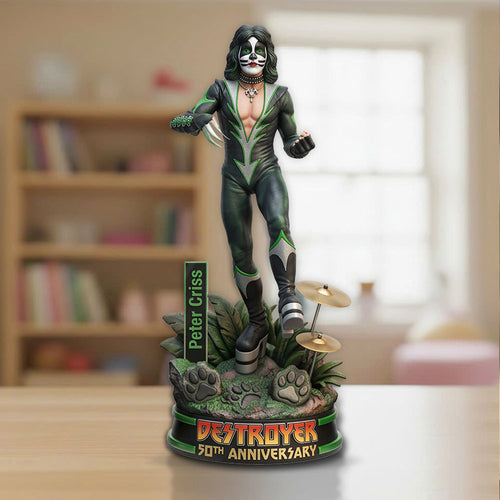 KISS x Peter Criss Custom Shape Acrylic Plaque – TMTHU6769