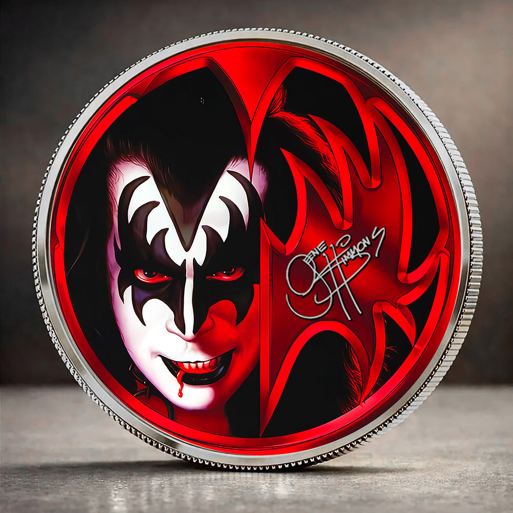 KISS x Gene Simmons Commemorative Coin – GNE5844