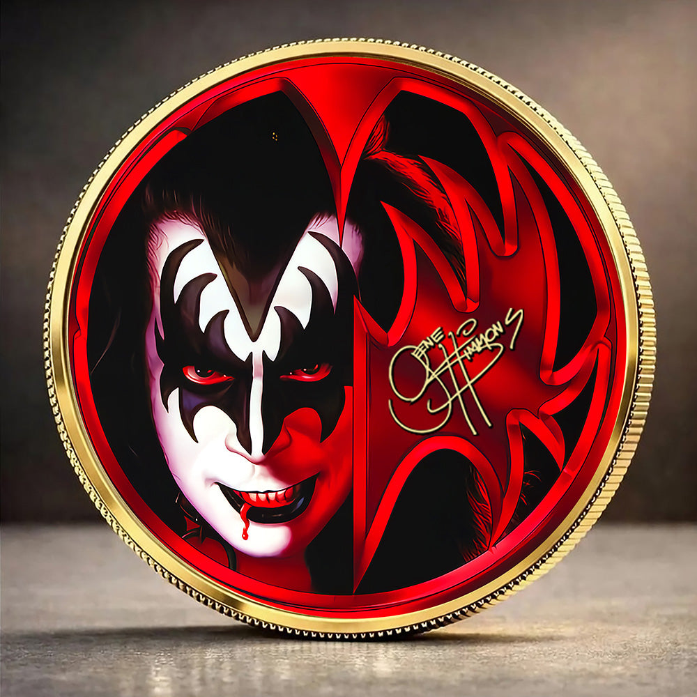 KISS x Gene Simmons Commemorative Coin – GNE5844