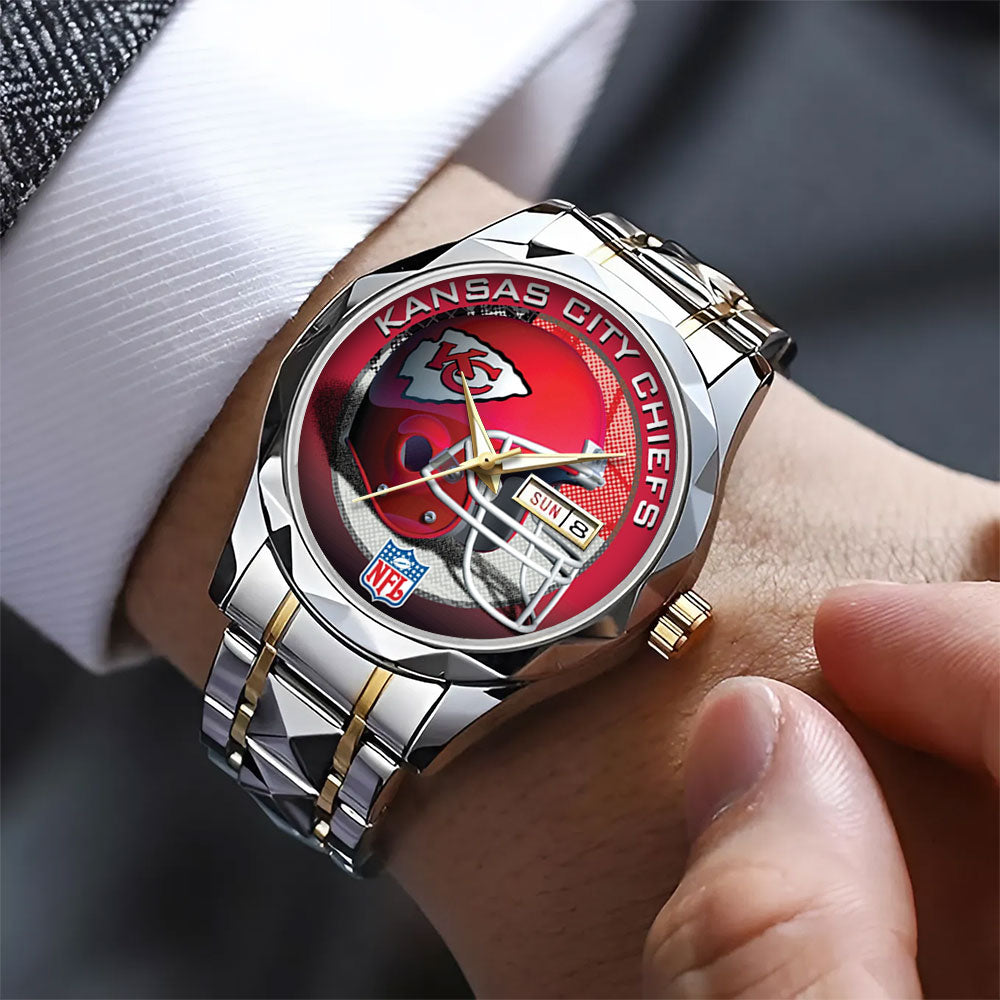 Kansas City Chiefs Alloy Luxury Quartz Watch – TANTN16328