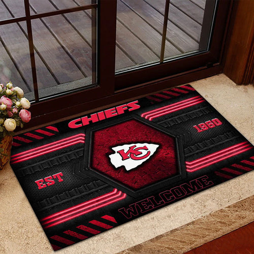 Kansas City Chiefs Custom Doormat – MAITM13166