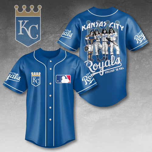 Kansas City Royals x KISS Baseball Jersey – HOATT13410