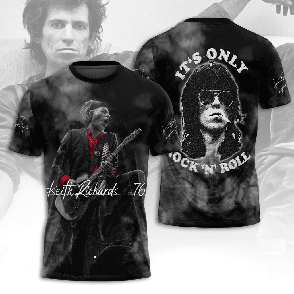 The Rolling Stones x Keith Richards 3D Apparel – ANHNV 9380