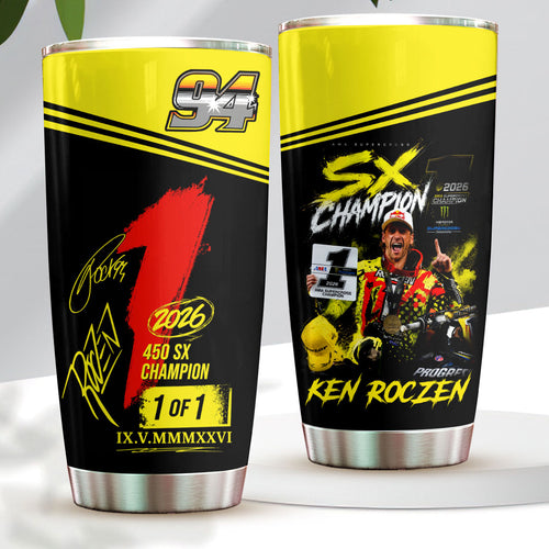 Ken Roczen 2026 AMA Supercross 450cc Champion Tumbler Cup – HOATT18040