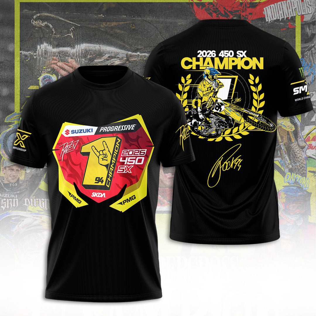 Ken Roczen 450SX Champion 2026 3D Apparel – TANTN22867