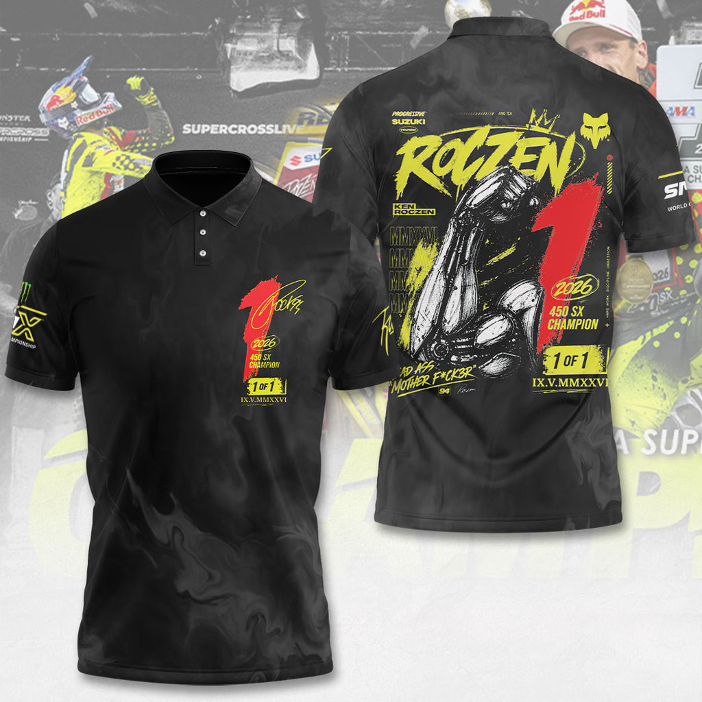 Ken Roczen 450SX Champion 2026 3D Apparel – TANTN22832