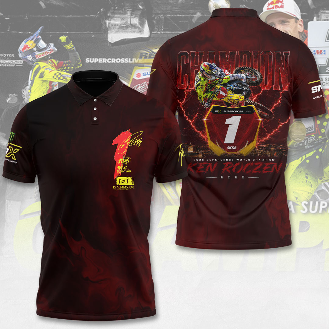 Ken Roczen 450SX Champion 2026 3D Apparel – TANTN22835