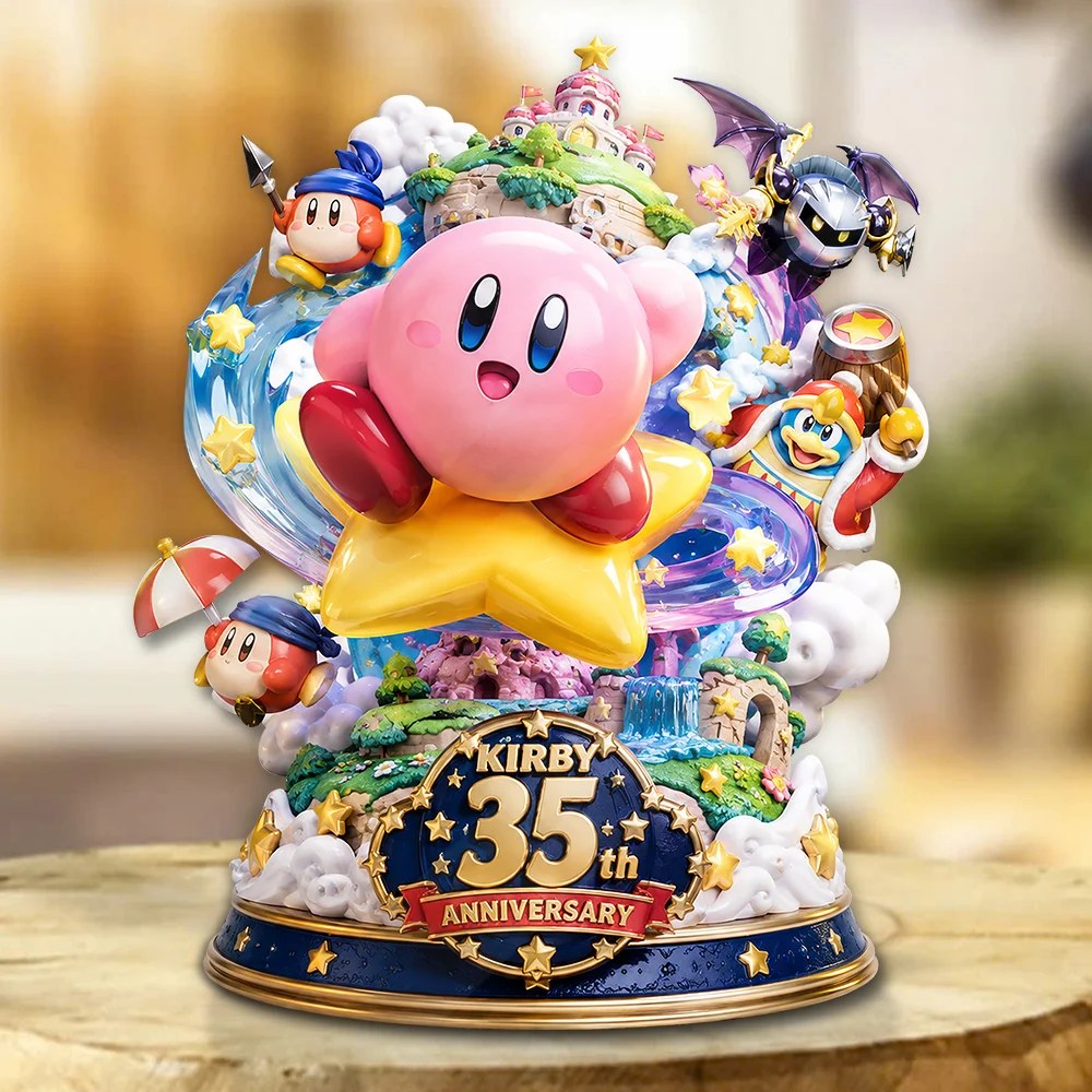 Kirby 35th Anniversary Custom Shape Acrylic Plaque – GNE8644
