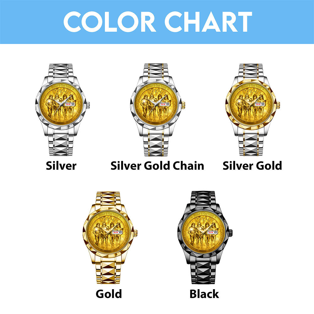 KISS Alloy Luxury Quartz Watch – MAITM14688