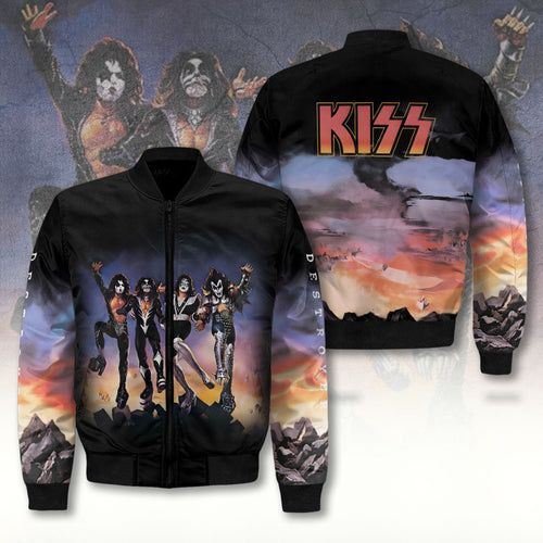 KISS Destroyer 50th Anniversary 3D Bomber Jacket – TANTN23091