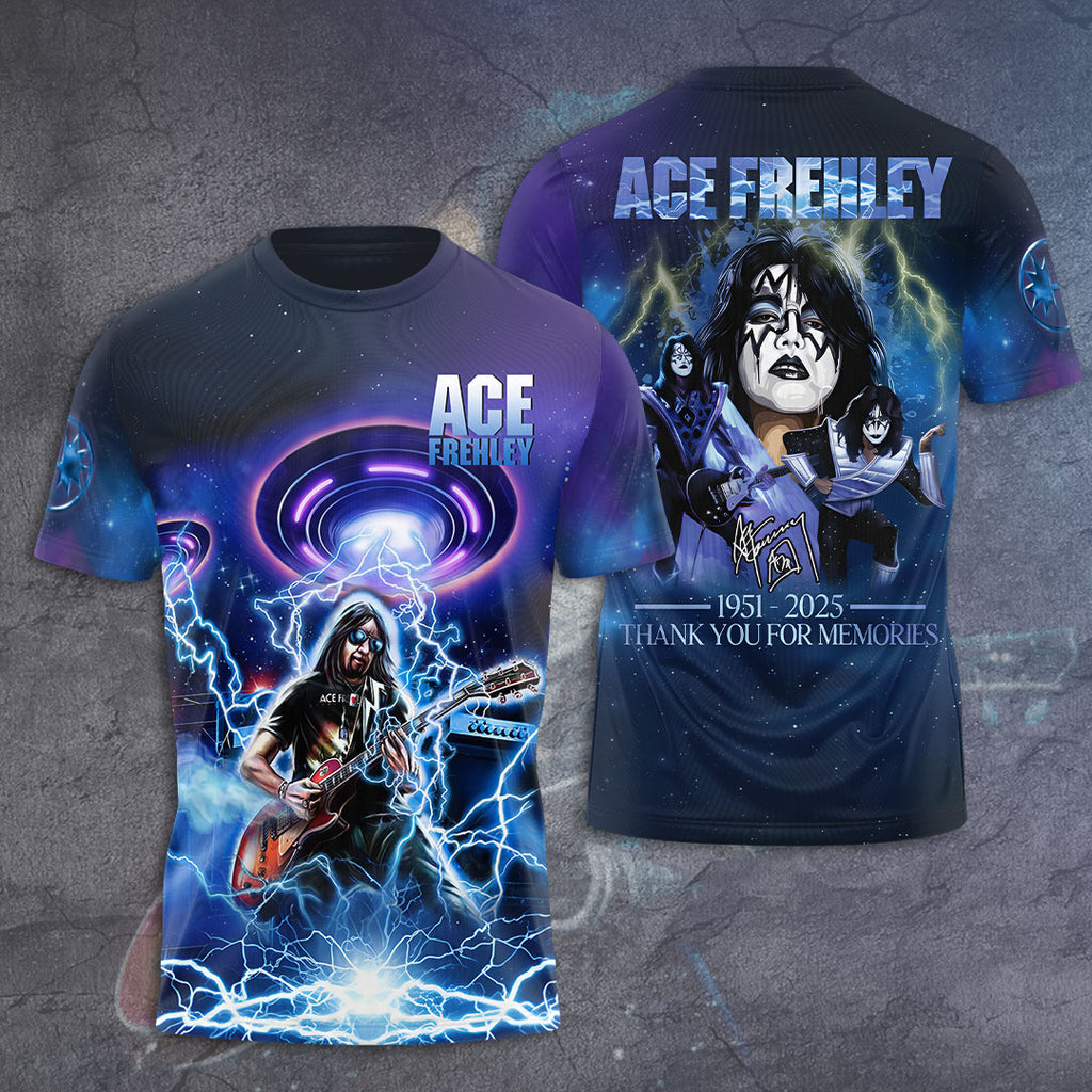 KISS x Ace Frehley 3D Apparel – TANTN17676