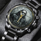 KISS x Ace Frehley Black Stainless Steel Watch – TANTN17691