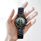 KISS x Ace Frehley Black Stainless Steel Watch – TANTN17691