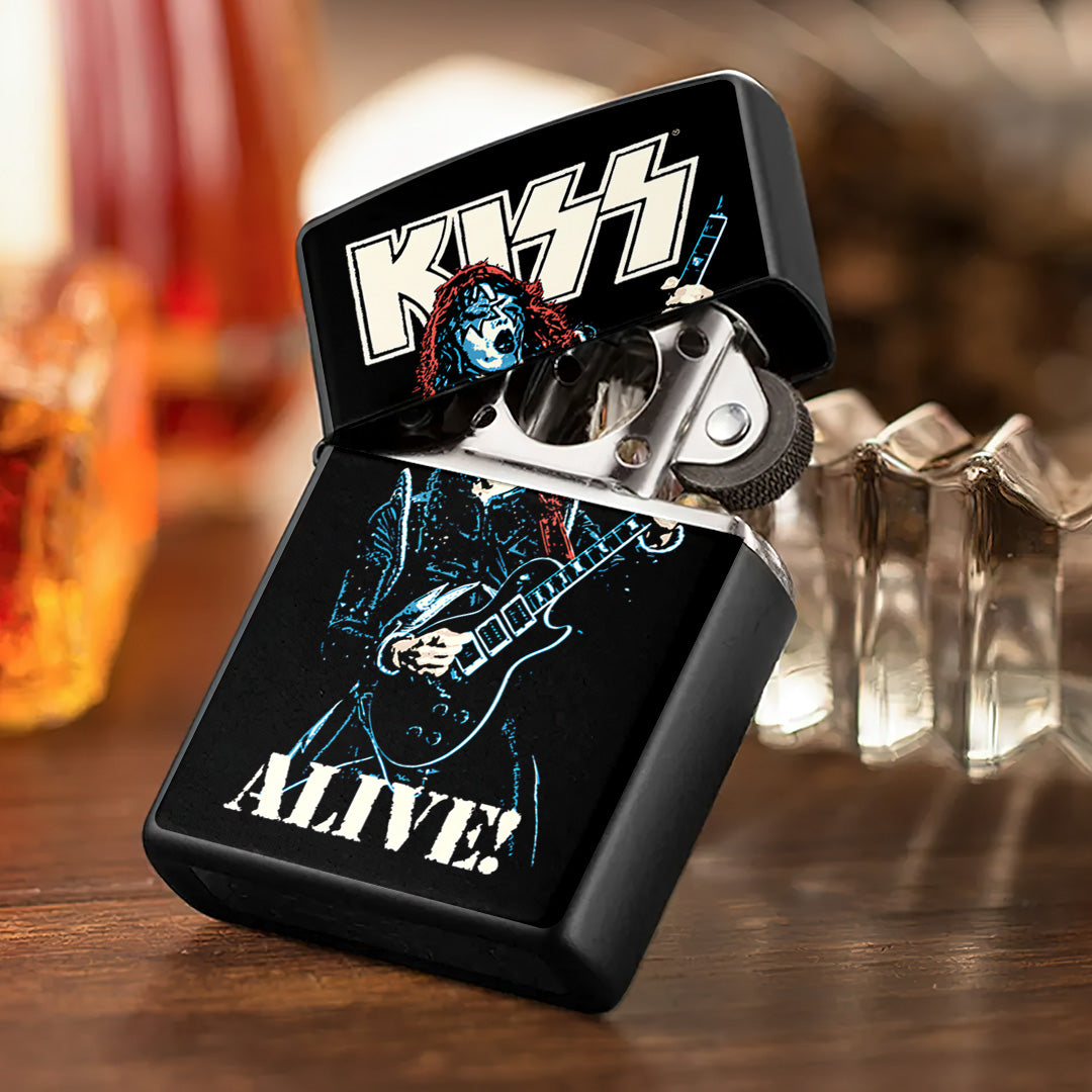 KISS x The Spaceman ALIVE! Zippo Lighter Case (No Insert) – TANTN16470