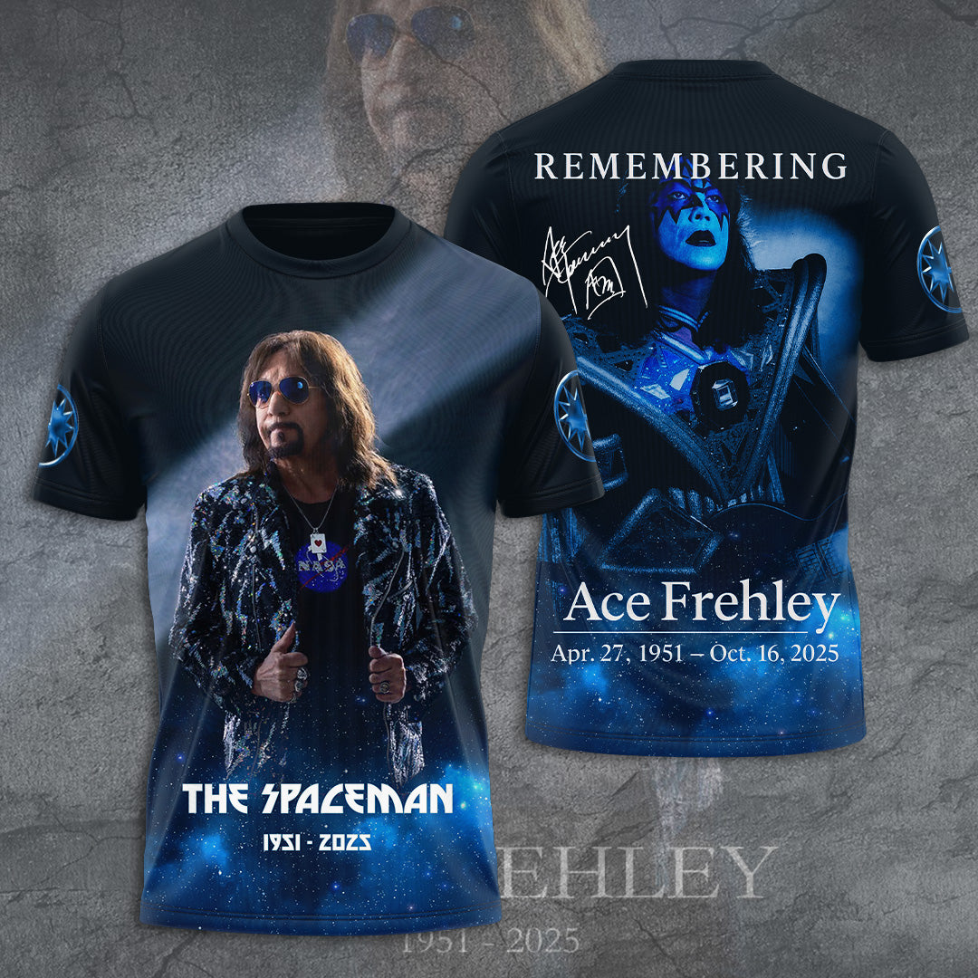 KISS x Ace Frehley 3D Apparel – TANTN17600