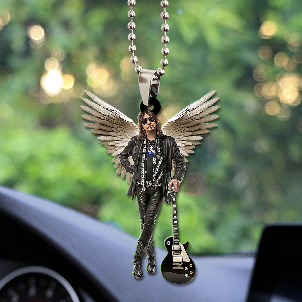KISS x Ace Frehley Custom shape 2-sided Acrylic Car Ornament – TANTN17641