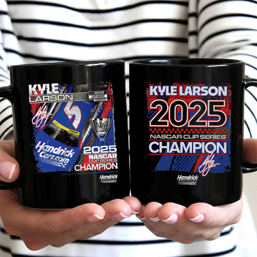 Kyle Larson 2025 NASCAR Cup Series Champion Ceramic Mug – TANTN18432