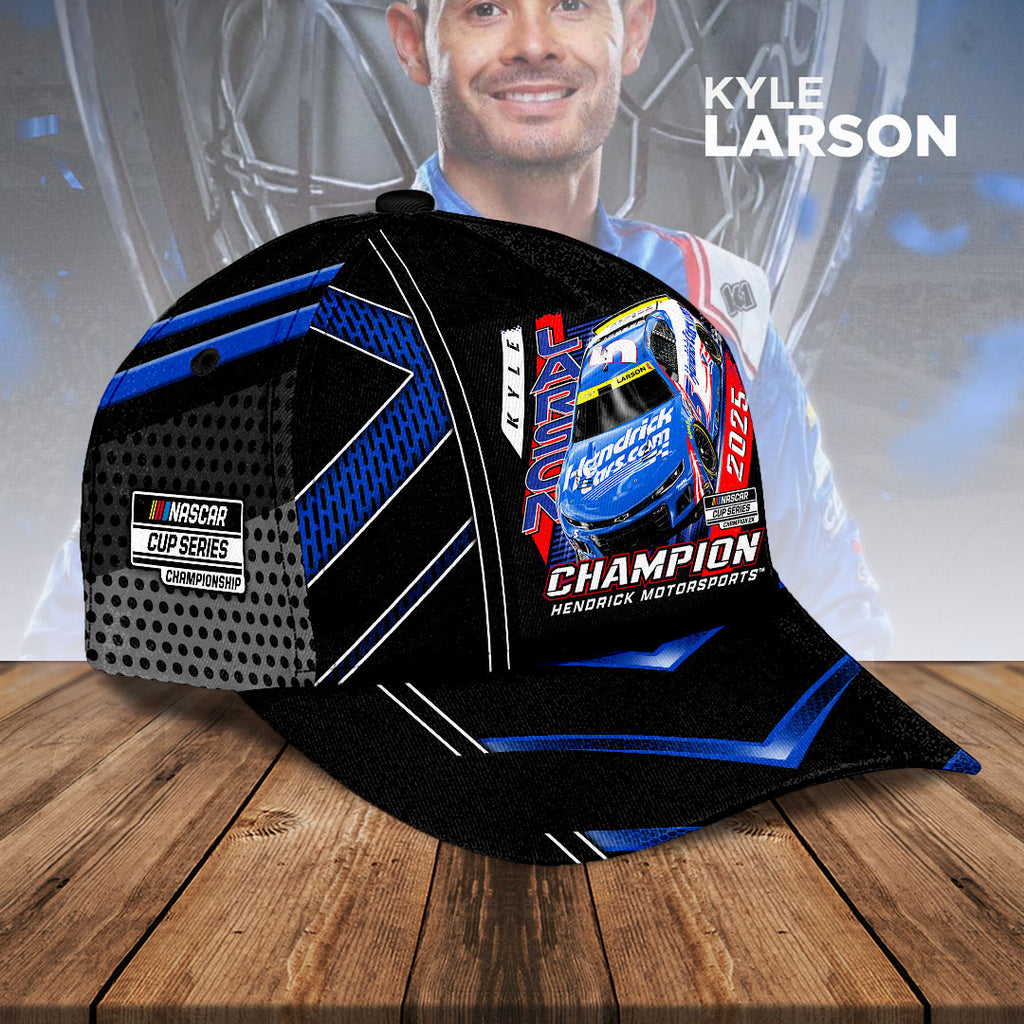 Kyle Larson 2025 NASCAR Cup Series Champion Classic Cap – HOATT14356