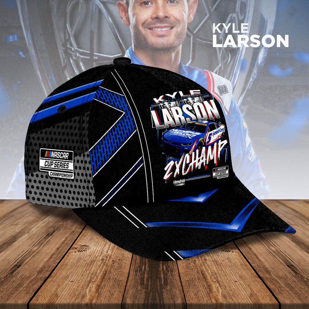 Kyle Larson 2025 NASCAR Cup Series Champion Classic Cap – HOATT14403