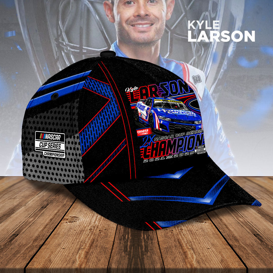 Kyle Larson 2025 NASCAR Cup Series Champion Classic Cap – HOATT14404