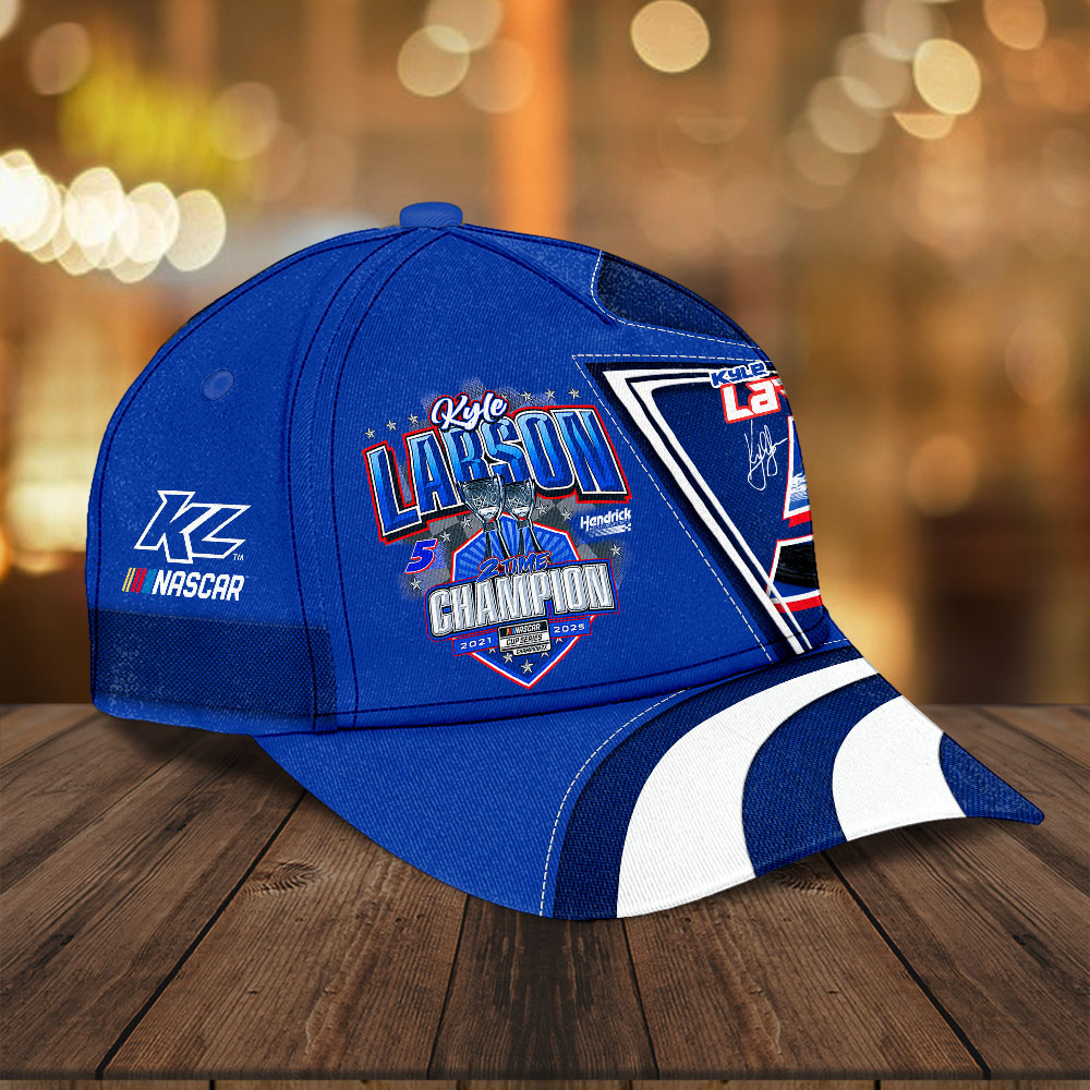 Kyle Larson 2025 NASCAR Cup Series Champion Classic Cap – HOATT14443
