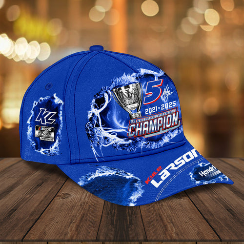 Kyle Larson 2025 NASCAR Cup Series Champion Classic Cap – HOATT14517