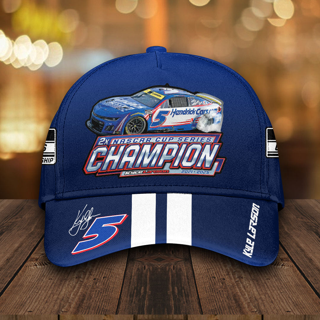 Kyle Larson 2025 NASCAR Cup Series Champion Classic Cap – HOATT14521