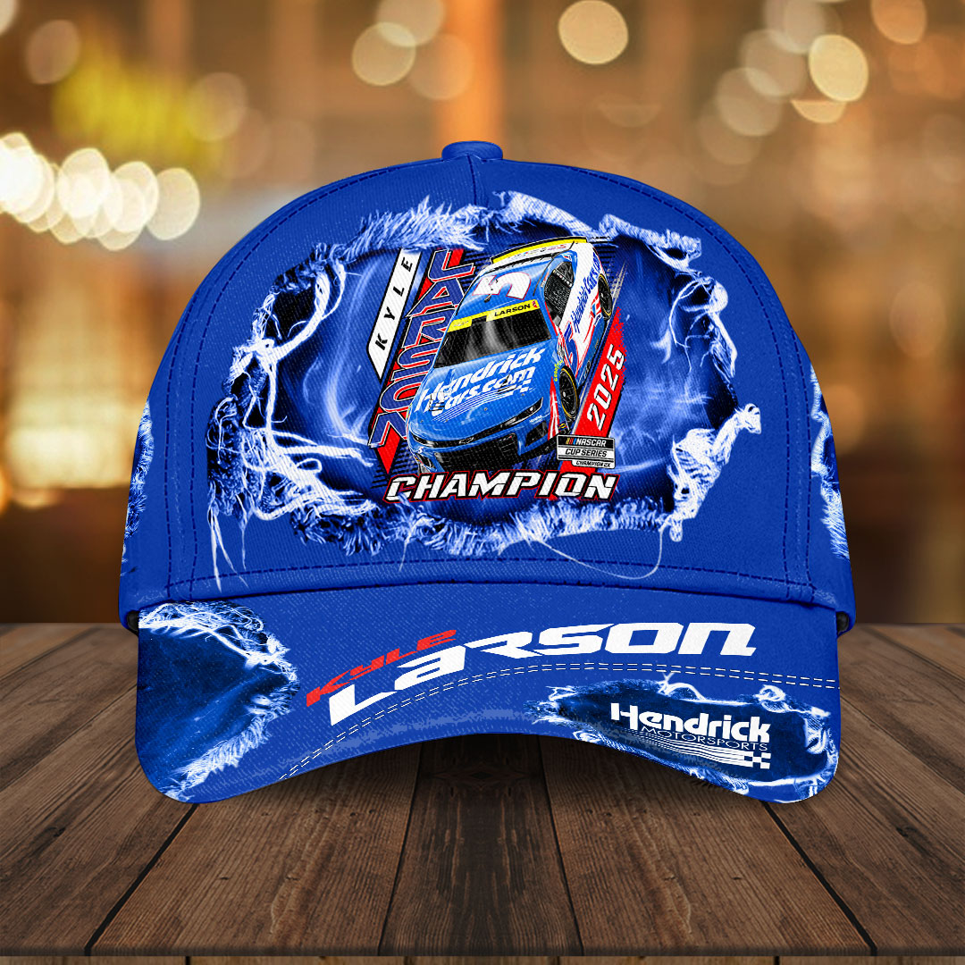 Kyle Larson 2025 NASCAR Cup Series Champion Classic Cap – HOATT14542