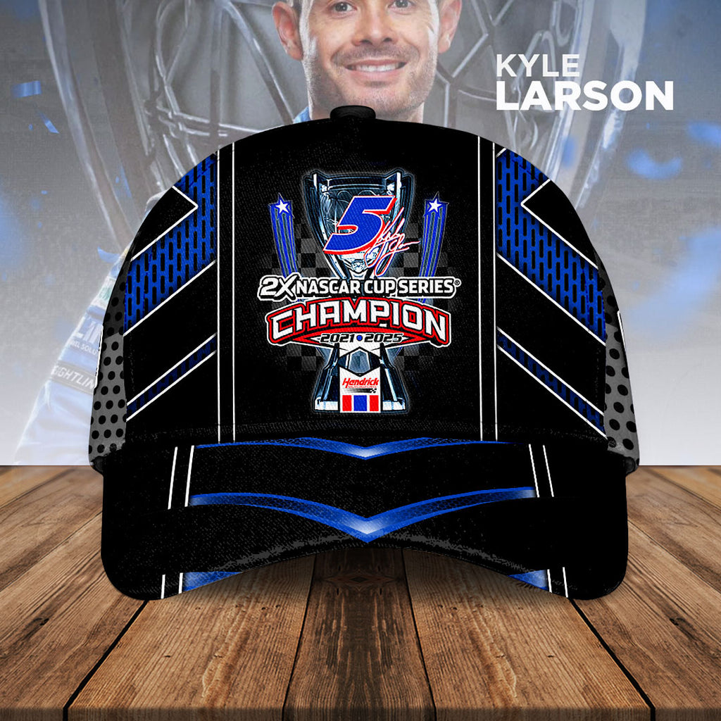Kyle Larson 2025 NASCAR Cup Series Champion Classic Cap – HOATT14550