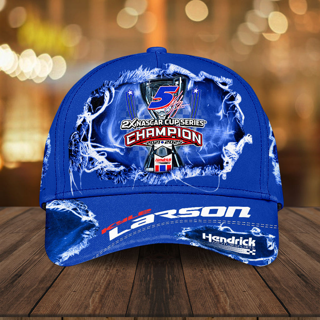 Kyle Larson 2025 NASCAR Cup Series Champion Classic Cap – HOATT14604