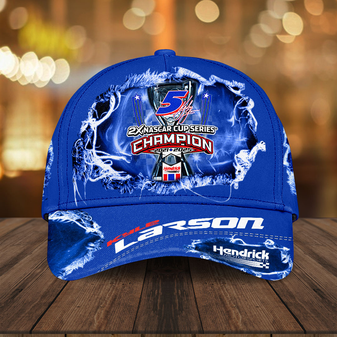 Kyle Larson 2025 NASCAR Cup Series Champion Classic Cap – HOATT14604