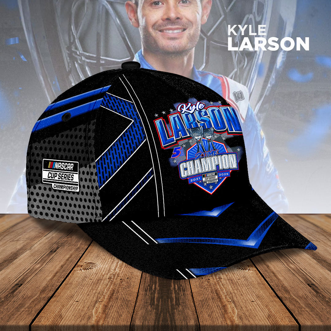 Kyle Larson 2025 NASCAR Cup Series Champion Classic Cap – HOATT14609