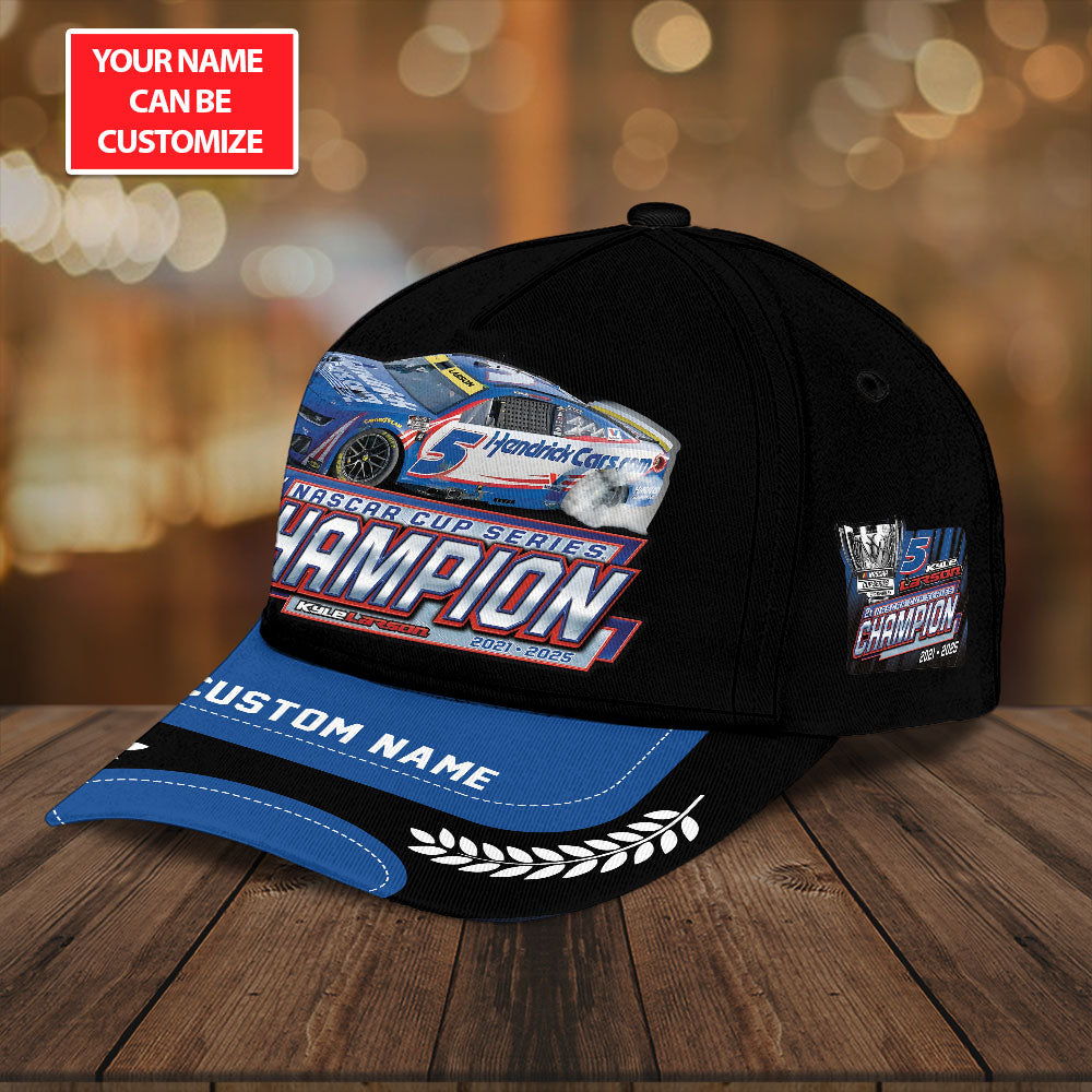 Personalized Kyle Larson 2025 NASCAR Cup Series Champion Classic Cap – TANTN18420