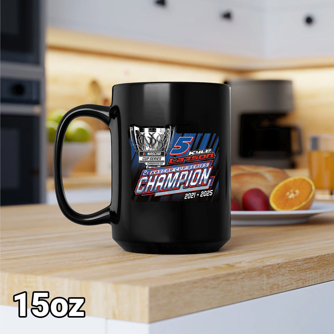 Kyle Larson 2025 NASCAR Cup Series Champion Ceramic Mug – TANTN18537