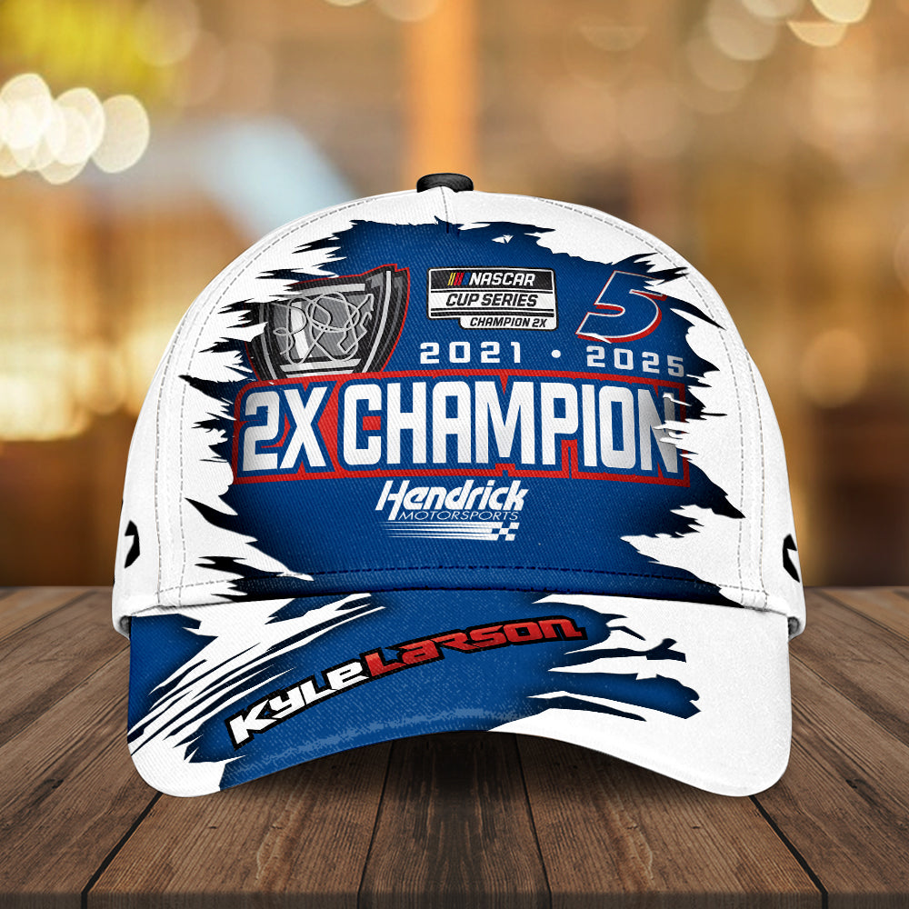 Kyle Larson 2025 NASCAR Cup Series Champion Classic Cap – MAITM13729