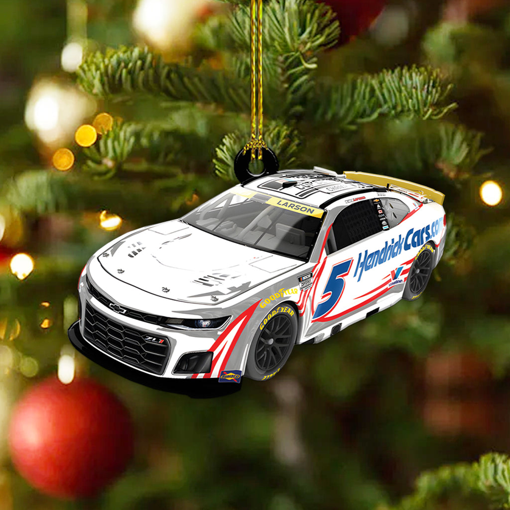 Kyle Larson 2025 NASCAR Cup Series Champion Custom Shape 2-sided Acrylic Ornament – TANTN18547
