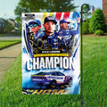 Kyle Larson 2025 NASCAR Cup Series Champion Double-side Garden Flag – HOATT14506