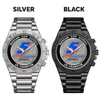 Kyle Larson 2025 NASCAR Cup Series Champion Gentleman Stainless Steel Watch – MAITM13743