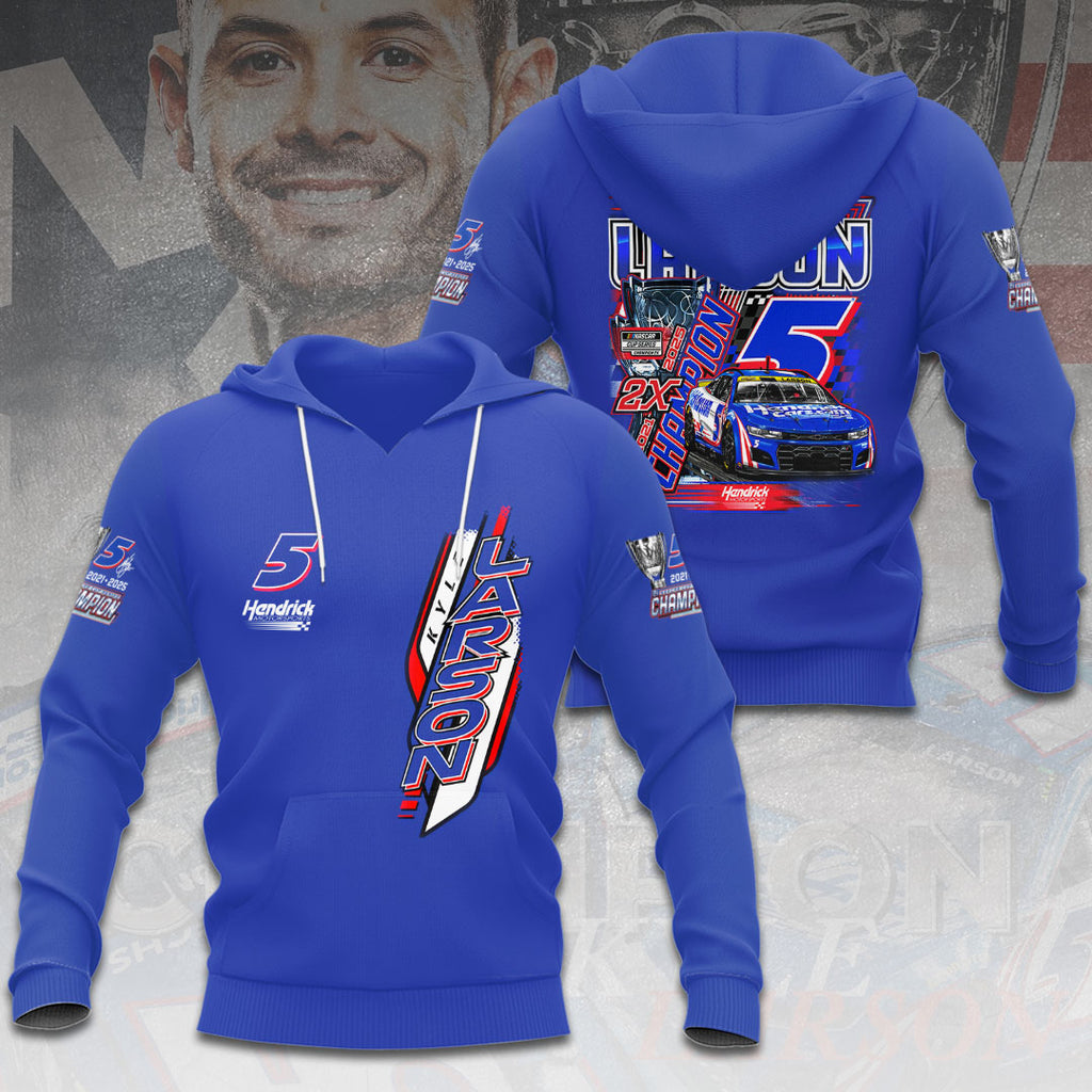 Kyle Larson 2025 NASCAR Cup Series Champion 3D Apparel – HOATT14349