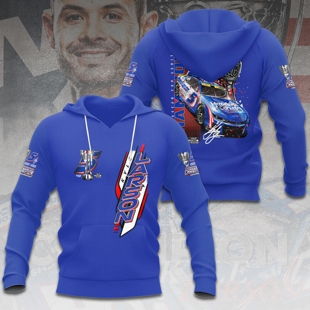 Kyle Larson 2025 NASCAR Cup Series Champion 3D Apparel – HOATT14389