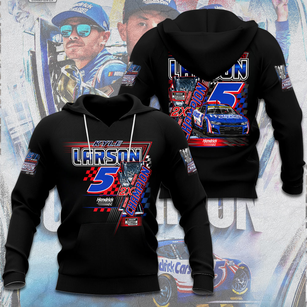 Kyle Larson 2025 NASCAR Cup Series Champion 3D Apparel – TANTN18094