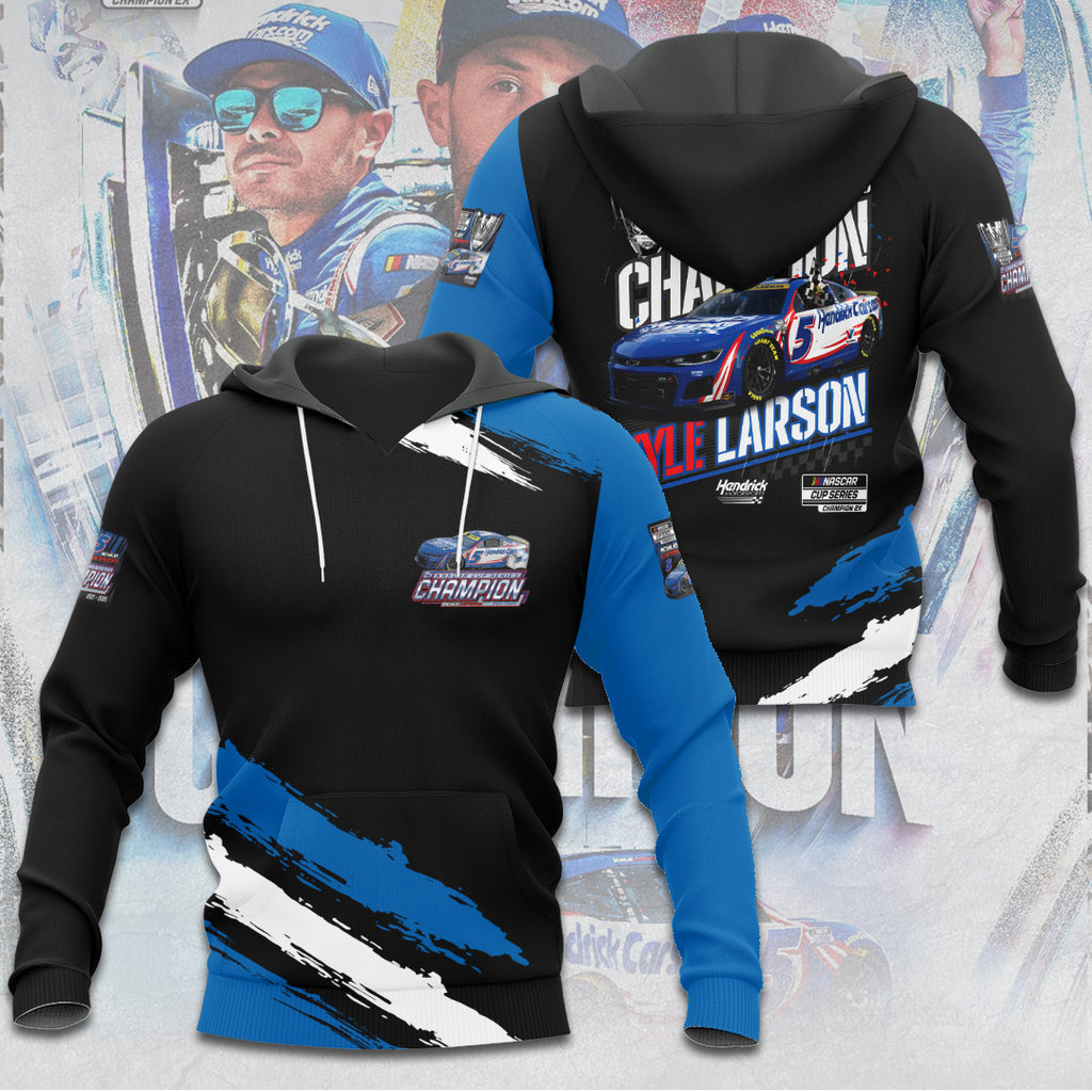 Kyle Larson 2025 NASCAR Cup Series Champion 3D Apparel – TANTN18535