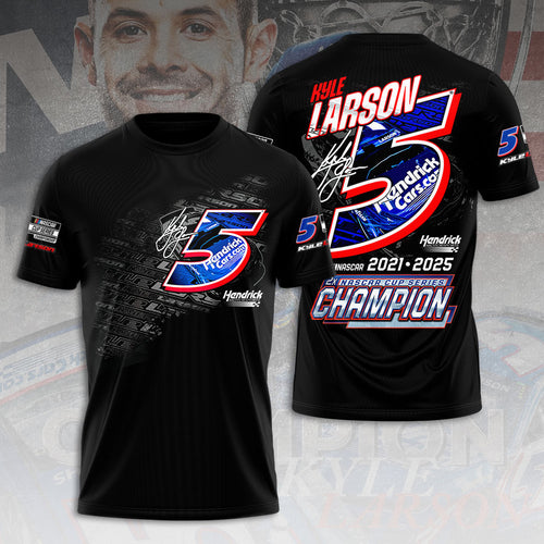 Kyle Larson 2025 NASCAR Cup Series Champion 3D Apparel – HOATT14393